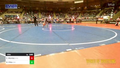 43 lbs Consi Of 8 #1 - Cruz Montez, Steel City Relaoded vs Rhett Pitts, Cowboy Wrestling Club