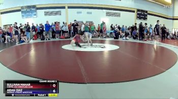 120 lbs Champ. Round 2 - Sullivan Mahar, Carmel USA Wrestling Club vs Aidan Diaz, Midwest Xtreme Wrestling