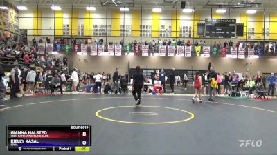 93 lbs Round 1 - Gianna Halsted, Iron Rams Wrestling Club vs Kielly Kasal, Iowa