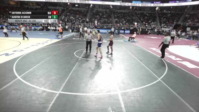 II-138 lbs Quarterfinal - Jayden Acomb, Ravena/Coeymans/Selkirk vs Justin D`Arce, Center Moriches