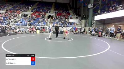 138 lbs Rnd Of 128 - Anthony Torrez, Colorado vs Lincoln Stiles, Massachusetts