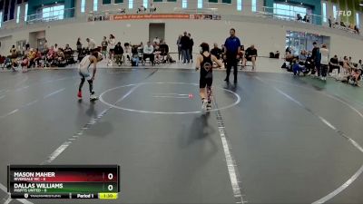 52 lbs Round 2 (6 Team) - Dallas Williams, Misfits United vs Mason Maher, Riverdale WC