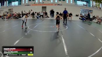 52 lbs Round 2 (6 Team) - Dallas Williams, Misfits United vs Mason Maher, Riverdale WC