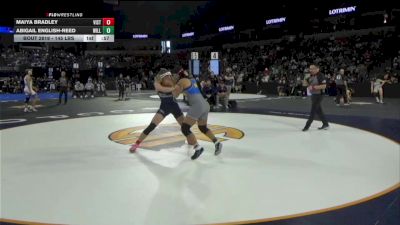145 lbs Consi Of 8 #2 - Maiya Bradley, Vista Murrieta (SS) vs Abigail English-Reed, Will C. Wood (SJ)