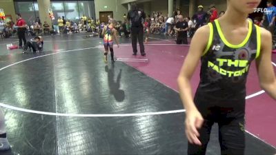 65 lbs Round 3 (6 Team) - Carson Kaufman, BHWC Florida Supreme Young Guns vs Jalen Caldwell, The Factory Wrestling