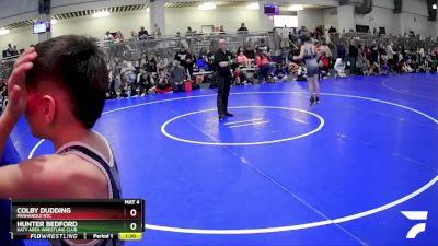 90 lbs Champ. Round 2 - Colby Dudding, Panhandle RTC vs Hunter Bedford, Katy Area Wrestling Club