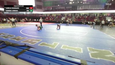 152 lbs Quarterfinal - Amelia Barnard, Emmett vs Gemma Lebeau, Eagle