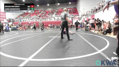 64-67 lbs Rr Rnd 2 - Brooklynn Smith, Chickasha Youth Wrestling vs Aiden Dunsworth, Smith Wrestling Academy
