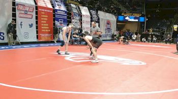190 Class 3 lbs Cons. Round 2 - Korben Johnson, Warrenton vs Camden Dewert, Washington