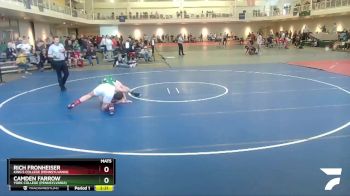 197 lbs Champ. Round 1 - Camden Farrow, York College (Pennsylvania) vs Rich Fronheiser, King`s College (Pennsylvania)