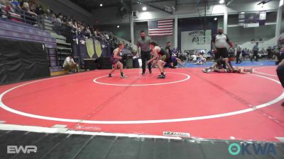 90 lbs Rr Rnd 1 - Luke Stevens, Beggs Youth Wrestling Program vs Gunner Bishop, Bristow Elementary Wrestling Club