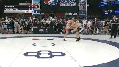 175 lbs Champ. Rd Of 64 - Art Bytyqi, Illinois vs Braylen Yates, North Carolina