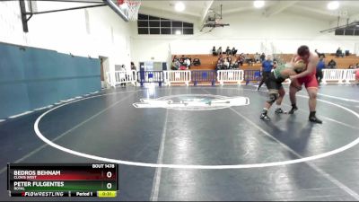 285 lbs Cons. Round 5 - Bedros Behnam, Clovis West vs Peter Fulgentes, Royal