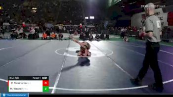 3A 113 lbs Cons. Round 2 - Carson Swainston, Filer vs Max Wescott, Fruitland