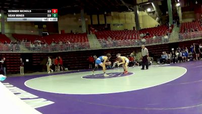 150 lbs Round 1 (4 Team) - Gunner Nichols, Smith Center HS vs Sean Mines, Seward