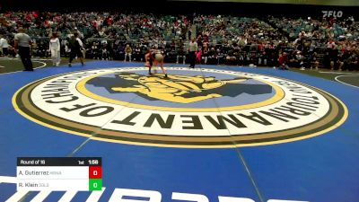 110 lbs Round Of 16 - Aubree Storm Gutierrez, Marina vs River Klein, Douglas