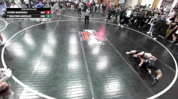 126 lbs Cons. Round 4 - Brayden Medelez, Hermiston vs Ryder Markezic, West Valley (Spokane)