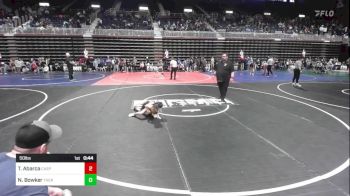 50 lbs Semifinal - Trace Abarca, Casper WC vs Nash Bowker, Thermopolis WC