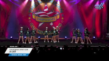 California Spirit Elite - A-List [2024 L2.1 Senior - PREP Day 1] 2024 The American Masterpiece San Jose National