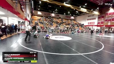 105 lbs Semifinal - Molly Bornhoft, Wind River vs McKinzie Mortensen, Pinedale