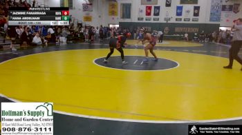 138 lbs Semifinal - Jazmine Fanarraga, Roselle Park vs Hana Abdelnabi, Hamilton West
