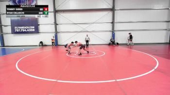 152 lbs Rr Rnd 2 - Tommy Gibbs, Indiana Outlaws Black vs Ryan Celaschi, All-American Wrestling Club HS