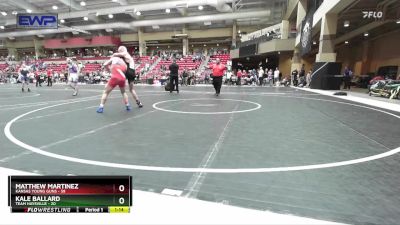 120 lbs Semifinal - Matthew Martinez, Kansas Young Guns vs Kale Ballard, Team Haysville