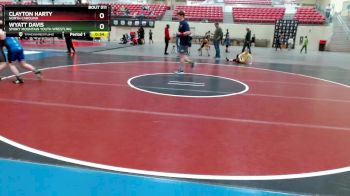 135 lbs Round 2 - Clayton Harty, North Carolina vs Wyatt Davis, Smoky Mountain Youth Wrestling