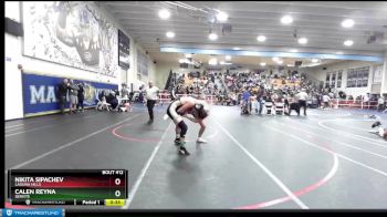 132 lbs Cons. Round 4 - Calen Reyna, Servite vs Nikita Sipachev, Laguna Hills