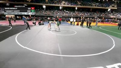 5A 120 lbs Quarterfinal - Bennett Leavitt, Frisco Reedy vs David McNally, Liberty Hill Legacy Ranch