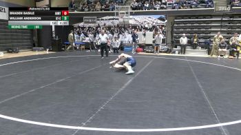 141 lbs Quarterfinal - Braden Basile, Army vs William Anderson, Tennessee-Chattanooga
