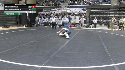 141 lbs Quarterfinal - Braden Basile, Army vs William Anderson, Tennessee-Chattanooga
