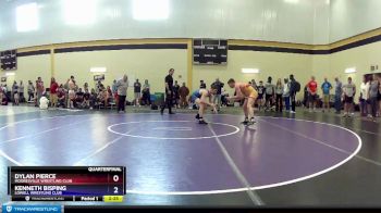 182 lbs Quarterfinal - Dylan Pierce, Mooresville Wrestling Club vs Kenneth Bisping, Lowell Wrestling Club