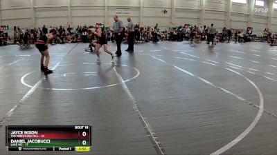 100 lbs Round 4 (10 Team) - Daniel Jacobucci, Lake WC vs Jayce Nixon, The Wrestling Mill