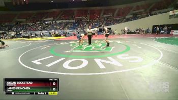 5A-175 lbs Champ. Round 1 - Aydan Beckstead, Thurston vs James Keinonen, Canby