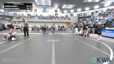 58 lbs Quarterfinal - Xander Cermak, Perry Wrestling Academy vs Benaiah Schubert, Chandler Takedown Club