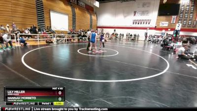 140 lbs Cons. Round 3 - Lily Miller, Wind River vs Hannah Morbeto, Thunder Basin