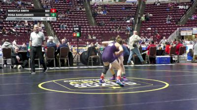 106 lbs First Round - Makayla Smith, Northern York-G vs Rosa Sanclementi, Wallenpaupack-G