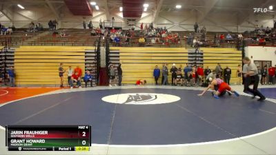 138 lbs Cons. Round 7 - Jarin Frauhiger, Southern Wells vs Grant Howard, Madison Grant