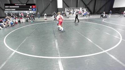 126 lbs Joey Enzminger, North Dakota vs Josiah Sims, Ohio Gray