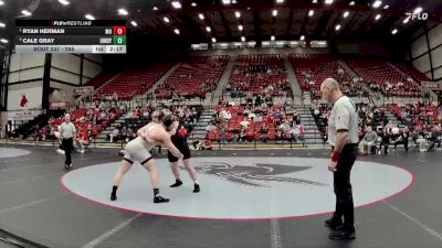 285 lbs Semifinal - Ryan Herman, Maryville vs Cale Gray, Indianapolis