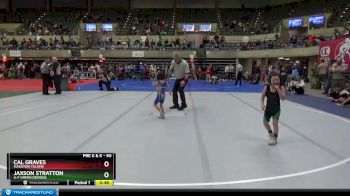 50 lbs Cons. Semi - Jaxson Stratton, A-F Green Demons vs Cal Graves, Mauston TALONS