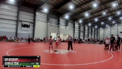 82 lbs Quarters - Lily Jones, Millard South Queens vs Lainee Moser, Girls With Grit Red