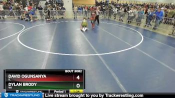 126 lbs Champ. Round 1 - Dylan Brody, WI vs David Ogunsanya, IL