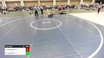 138 lbs Round Of 32 - Shawn McCallister, White House WC vs Mario Sandoval, Northview HS