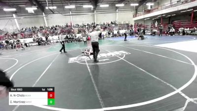 85 lbs Final - Alexander Naccarati-Cholo, Bear WC vs Cooper Martinez, Western Slope Warriors