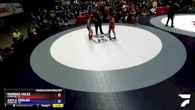 170 lbs Round 4 (16 Team) - Marissa Velez, CVWA-FR vs Kayla Zeidler, CMWA-FR