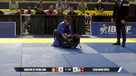 Elena Marie Seiple vs Jaqueline De Fatima Lima 2025 Pan Jiu Jitsu IBJJF Championship