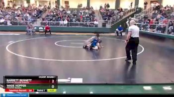 113 lbs Champ. Round 1 - Barrett Bennett, Lovejoy Willow Springs vs Wade Hopper, Prosper Rogers