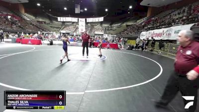 77 lbs Semifinal - Anzor Archvadze, Legion Wrestling Club vs Thales Silva, Red Wave Wrestling